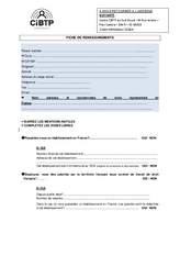Questionnaire entreprise étrangère