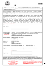 Mandat SEPA (site de Bordeaux)
