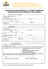 Mandat de délégation à un tiers déclarant (site de Bordeaux)